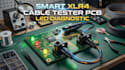 design smart cable tester pcb xlr4 with led diagnostic interfacez