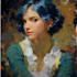 paint handmade landscape oil painting