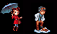 do retro pixel character art design animation, pixel art sprite sheet