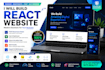 build modern react website
