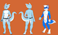 draw custom furry reference sheet ,furry oc character design