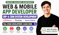 develop web app, mobile app, erp, CRM and full stack development