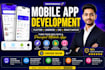 develop modern mobile app using flutter, react native, android and ios net maui