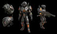 design 3d sci fi mech character model, robot, creature concept model