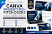 design professional canva presentations and proposal templates