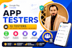 provide closed testing 20 testers 12 testers mobile app testing 12 testers