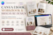 canva ebook design, canva workbook design, brochure design