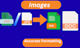 manually convert scanned pdf to editable excel and word