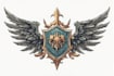 create professional fantasy crest illustrations for novels and games