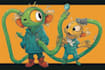 draw custom rubber hose cartoon characters