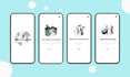design animated splash and onboarding screen for android app