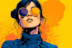 do creative pop art illustrations