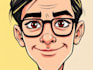 design professional vector portrait illustration with stylish look