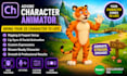 animate 2d characters using adobe character animator