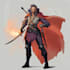 create a 2d dnd character art