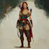 make a game art style dnd character art