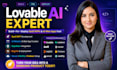 build fix lovable ai expert saas mvp web apps websites supabase vibe coding bolt