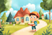 draw whimsical children book illustration