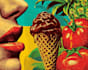 create modern pop art wall art design
