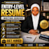 write ats optimized entry level resume CV and cover letter
