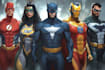 illustrate a superhero comic and marvel character