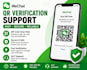 help you with wechat account setup and qr verification