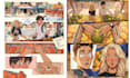 create comic page, anime manga panel, nsfw comic illustration, mangaka, webtoon