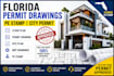 draw florida permit drawings, floor plan, pe stamp and city permit