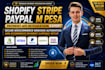 do shopify stripe paypal m pesa payment API webhooks automation woocommerce