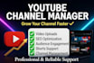 manage and optimize your youtube channel