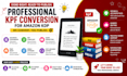 convert PDF to kpf for amazon kindle ebook