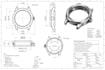 watch cad modeling, mechanical case, with manufacturing ready technical drawing