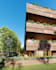remodel 3d high end residential complex renders, apartment elevation,cgi garden