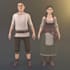 create game ready 3d characters in blender