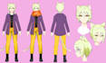 do 2d vtuber character design live2d rigging reference sheet anime fanart vtuber