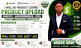 do product listing product upload shopify woocommerce and etsy data entry