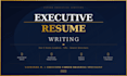 write a professional executive resume