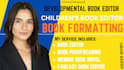 developmental edit, proofread, children book, memoir novel, fantasy book editor
