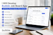 develop bubble job board app with job posting, resume uploads, chat, interview