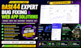 base44 expert bug fixing lovable replit bolt web app deployment integration mvp