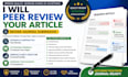 peer review your article before journal submission