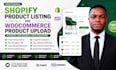 do shopify product listing and woocommerce product upload