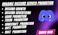 promote your gaming fivem server, dayz, rust, minecraft server discord promotion
