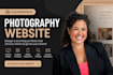 design squarespace photography website with portfolio