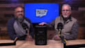 create a 2 person male ugc podcast video