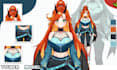 design vtuber model avatar anime vtuber character  vrm rigging live2d model art