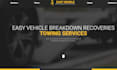 design wordpress towing dispatch roadside assistance website