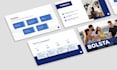 design a sleek and modern startup pitch deck