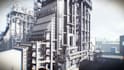 create 3d plant layout visualization and industrial site optimization animation