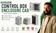 industrial control box enclosure cad, sheet metal modeling service